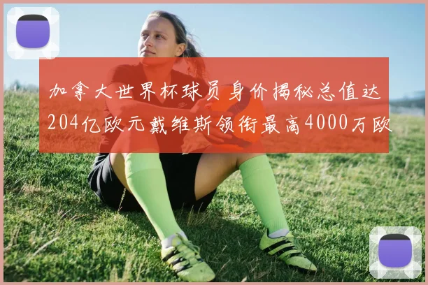 加拿大世界杯球员身价揭秘总值达204亿欧元戴维斯领衔最高4000万欧